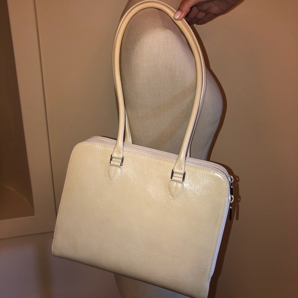 Vintage Furla Patent Leather Shoulder Bag